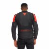 Dainese RACING 5 sportovní kožená bunda černá/fluo-červená vel.44